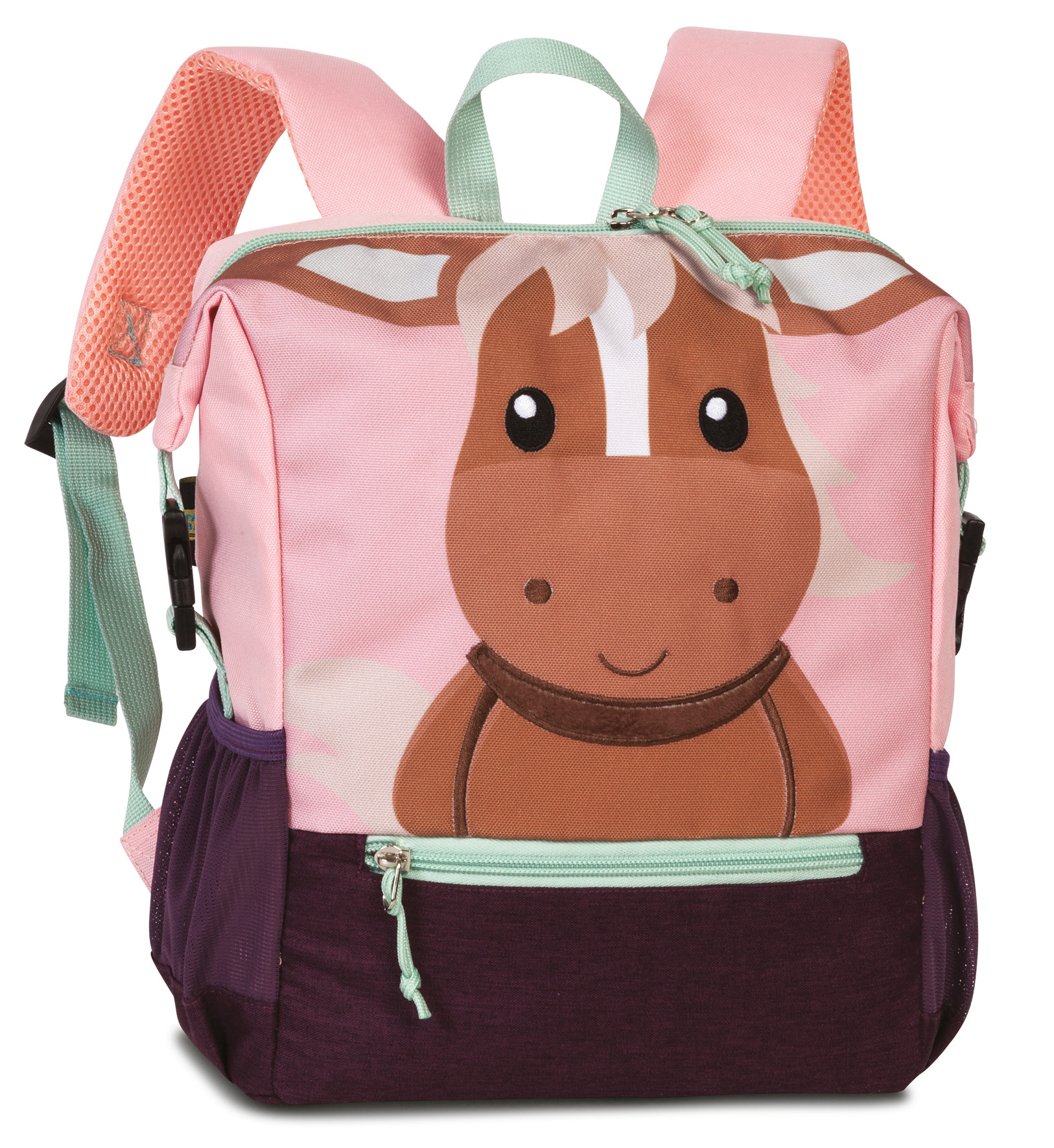 Fabrizio Backpack, Horse - 32 x 23/36 x 10 cm - GO GREEN