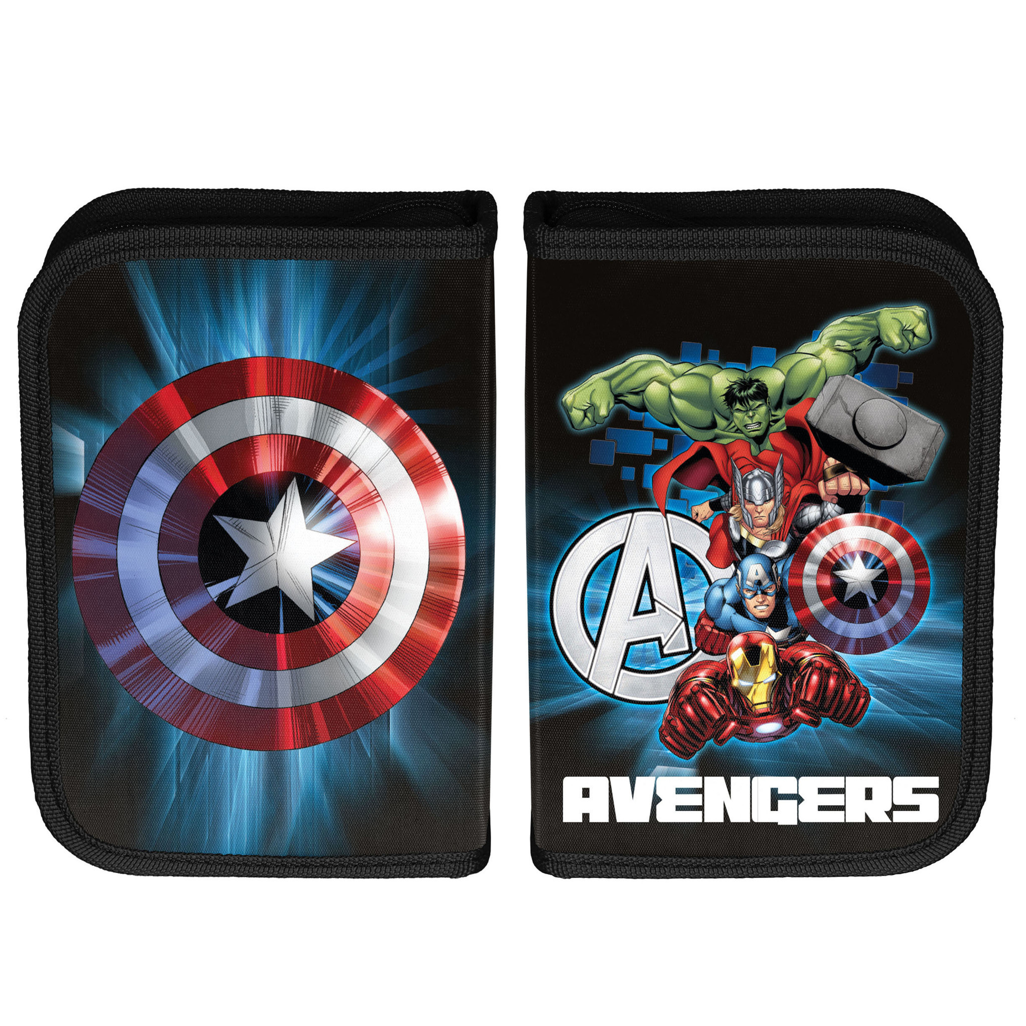 Marvel Avengers Filled Pouch, Heroes - 19.5 x 13 cm - 22 pcs. -Polyester