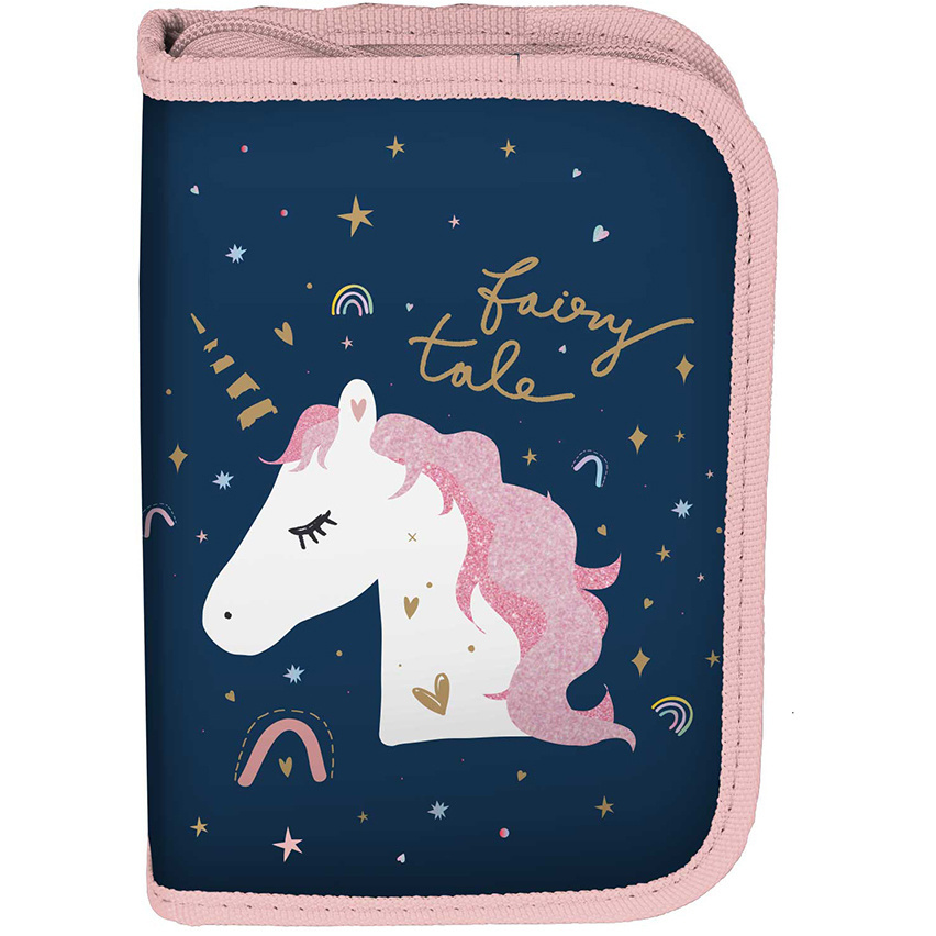 Unicorn Filled Pouch, Fairy Tale - 19.5 x 13 cm - 22 pcs. -Polyester