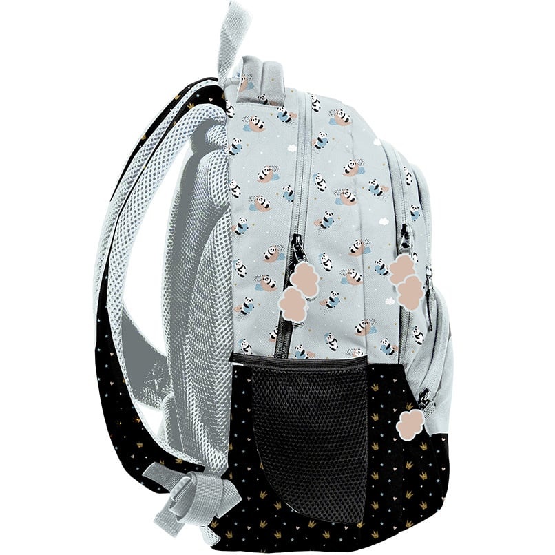 Panda Backpack, Glitter - 42 x 30 x 22 cm - Polyester