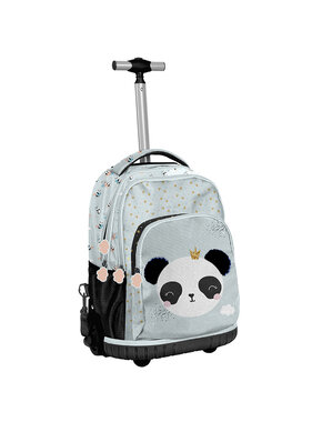 Panda Backpack Trolley Glitter 42 x 31 Polyester