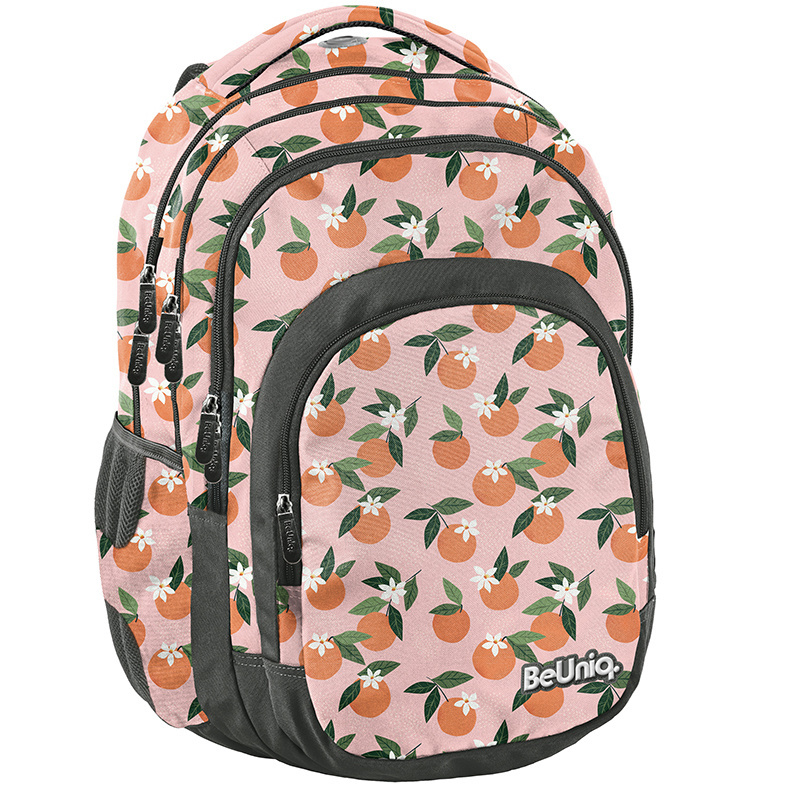 BeUniq Backpack, Orange - 41 x 30 x 24 cm - Polyester