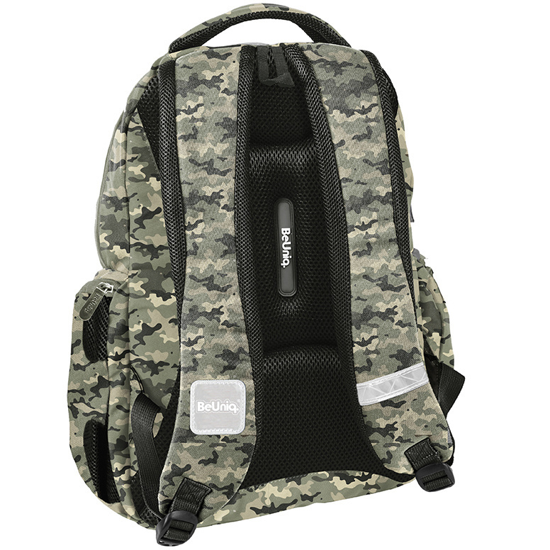 BeUniq Backpack, Camouflage - 40 x 30 x 18 cm - Polyester