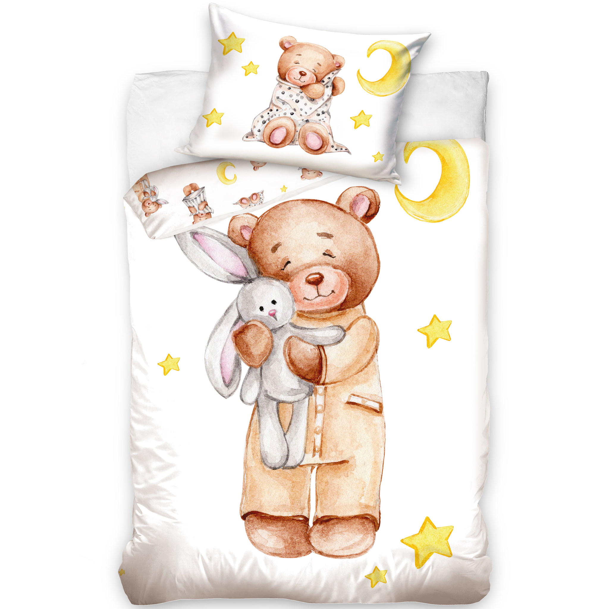 Animal Pictures BABY duvet cover, Bear - 100 x 135 / 40 x 60 cm - Cotton