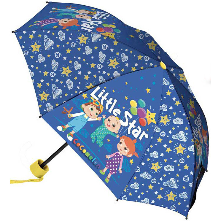 Cocomelon Umbrella, Little Star - Ø 90 x 24/55 cm - Polyester