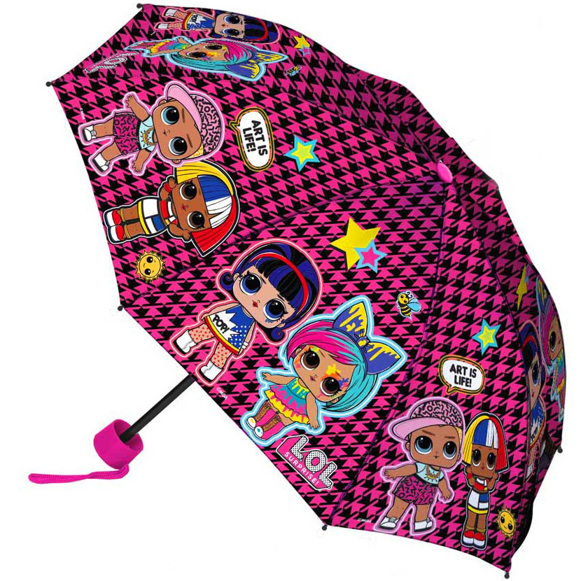 L.O.L. Surprise Umbrella, Life is Art - Ø 90 x 24/55 cm - Polyester