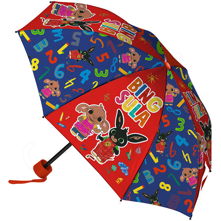 Bing Bunny Umbrella, Friends - Ø 90 x 24/55 cm - Polyester