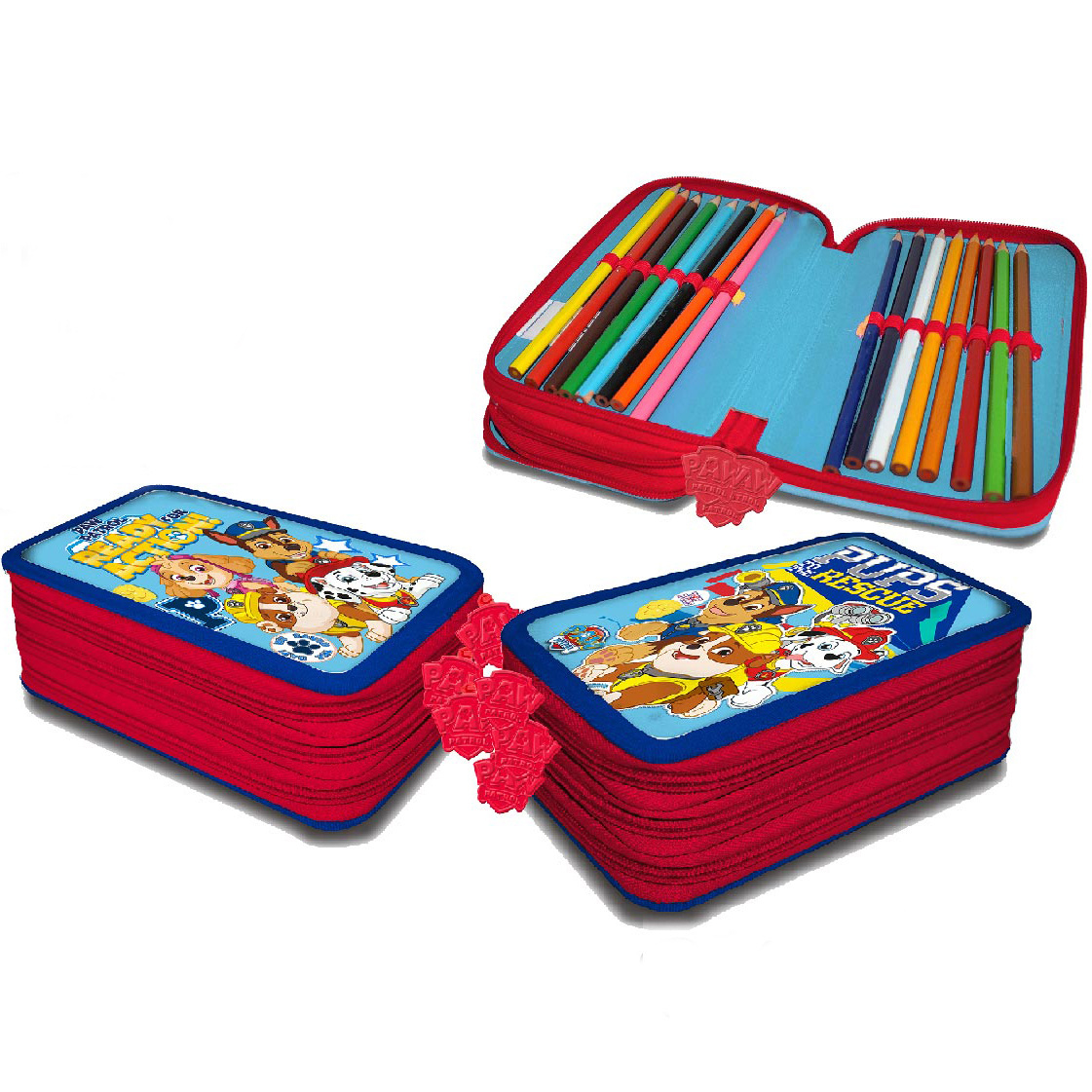 Paw Patrol Filled pouch To the Rescue - 39 pieces - 11.5 x 19.5 x 6.5 cm - Polyester