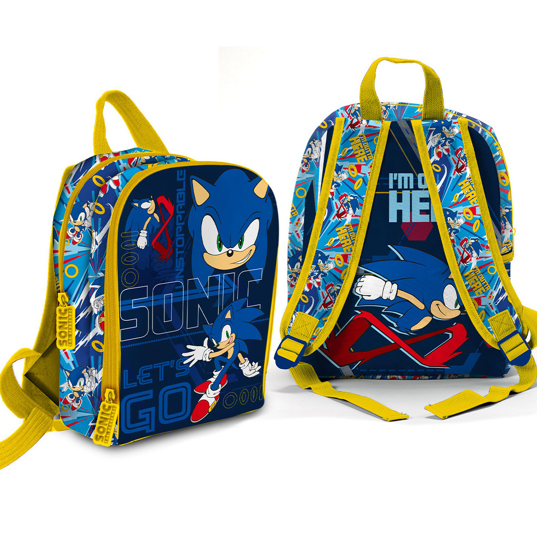 Sonic Toddler backpack, Let's Go - 30 x 25 x 10 cm - Polyester