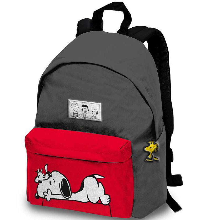 Snoopy Backpack, Peanuts - 38 x 30 x 15 cm - Polyester