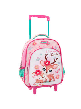 Must Trolley Backpack I Love you deerly - 31 x 27 x 10 cm - Polyester