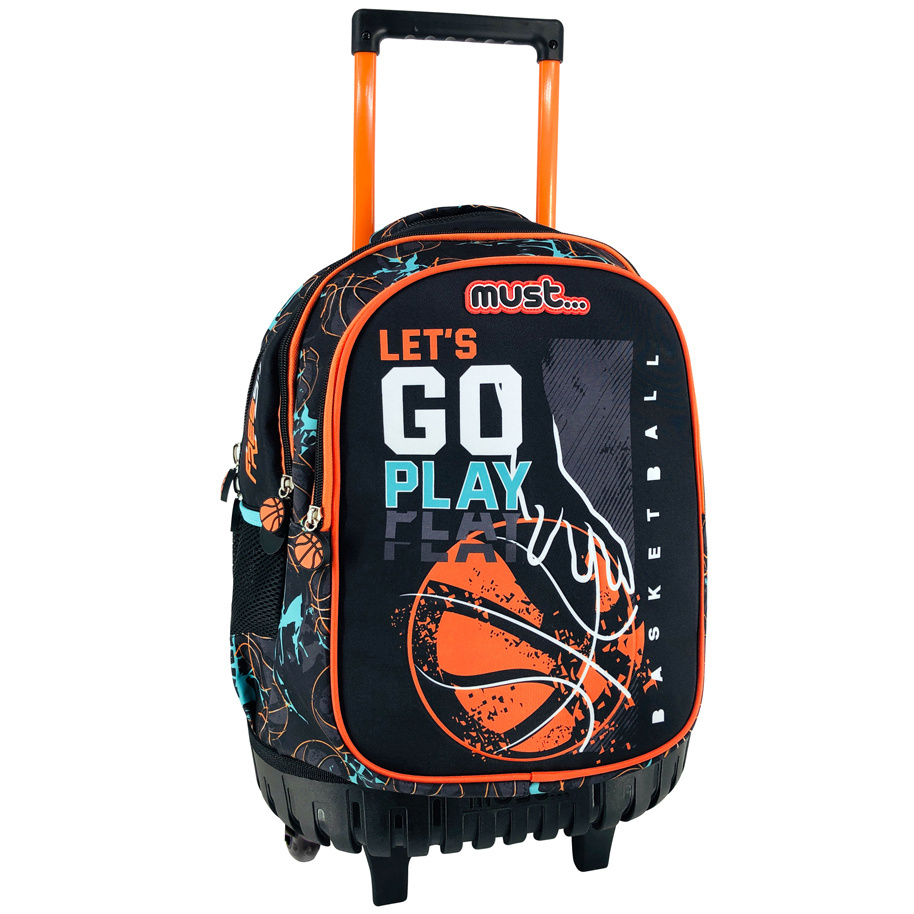 Must Backpack Trolley, Basketball- 44 x 34 x 20 cm - Polyester