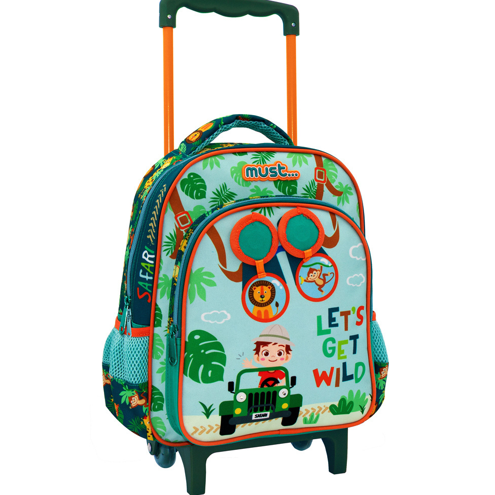 Must Rugzak Trolley, Safari - 31 x 27 x 10 cm - Polyester