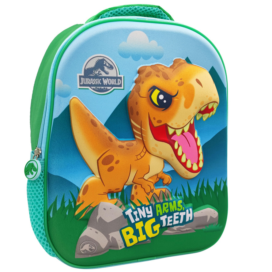 Jurassic World 3D Backpack, Big Teeth - 32 x 26 x 10 cm - EVA polyester