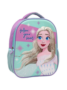 Disney Frozen 3D Backpack, Heart 32 x 26 cm EVA polyester