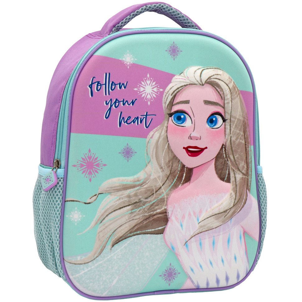 Disney Frozen 3D Backpack, Heart - 32 x 26 x 10 cm - EVA polyester