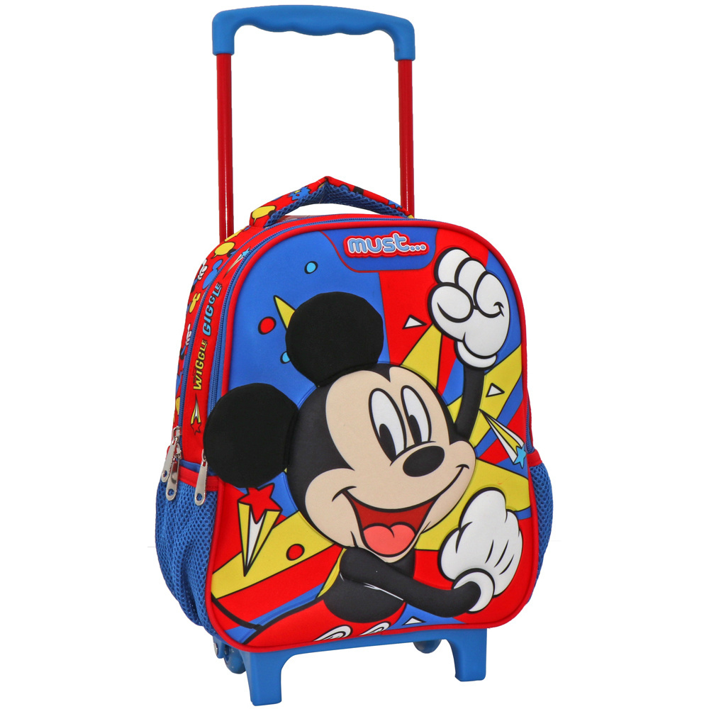 Disney Mickey Mouse Backpack Trolley, Wiggle Giggle - 31 x 27 x 10 cm - Polyester