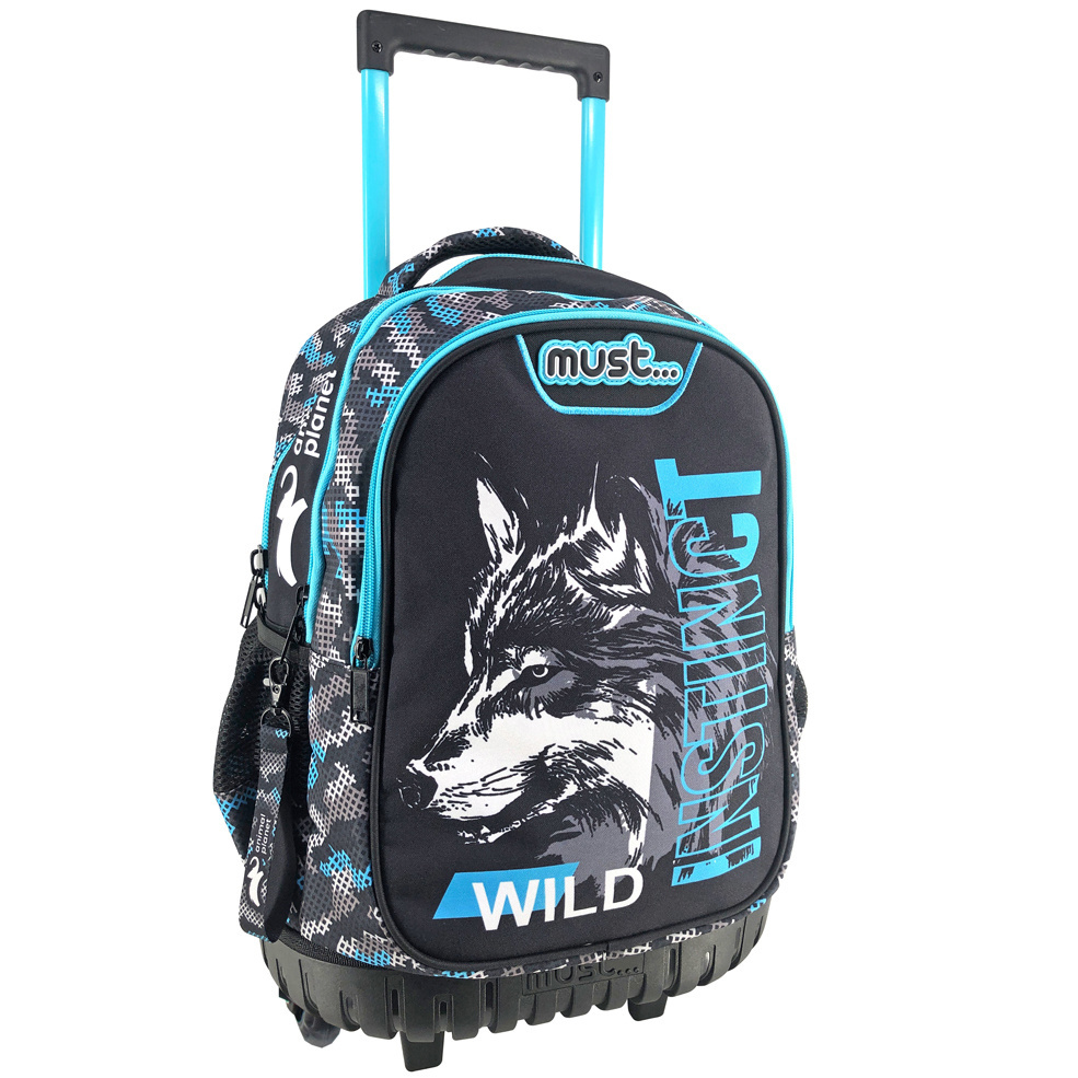 Animal Planet Backpack Trolley Wolf - 44 x 34 x 20 cm - Polyester