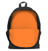 Must Must Backpack PUFFY - 42 x 32 x 17 cm - Black / Orange
