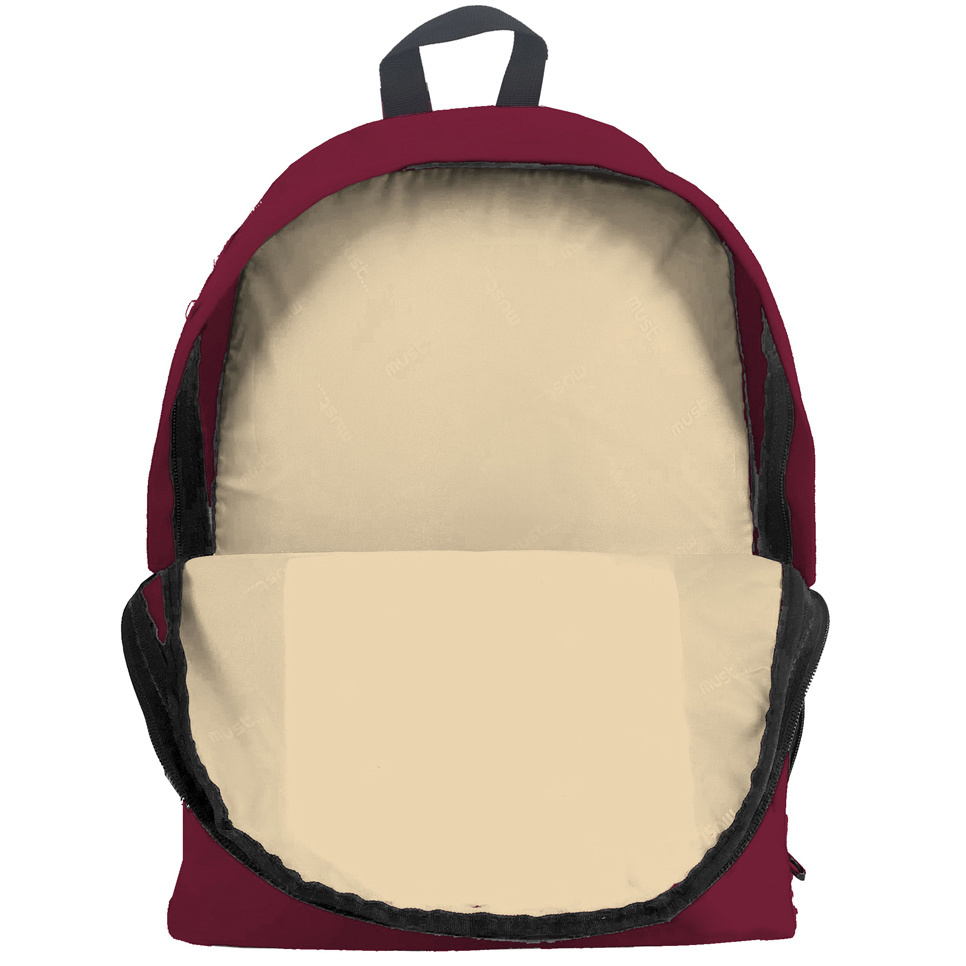 Must Must Backpack PUFFY - 42 x 32 x 17 cm - Bordeaux / Cream