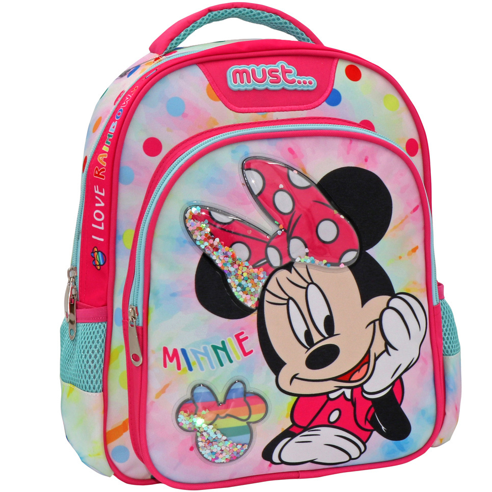 Disney Minnie Mouse Backpack Rainbow - 31 x 27 x 10 cm - Polyester