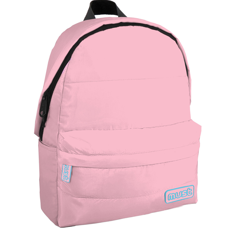 Must Must Rugzak Puffy - 42 x 32 x 17 cm - Roze / Blauw