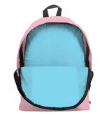 Must Must Rugzak Puffy - 42 x 32 x 17 cm - Roze / Blauw