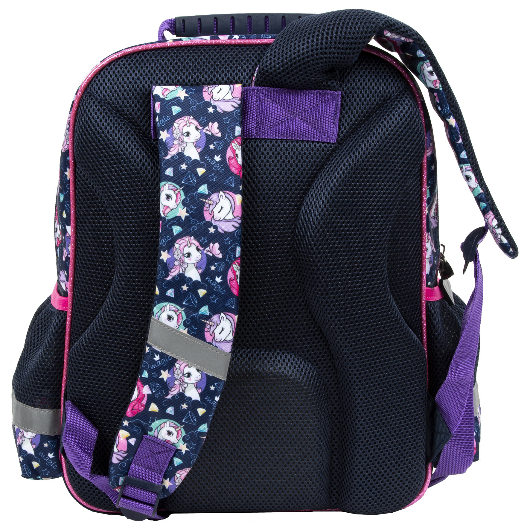 Unicorn Backpack, Shine - 38 x 28 x 17 cm - Polyester