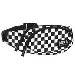 BackUP Waist bag, Black & White - 35 x 14 x 6 cm - Polyester