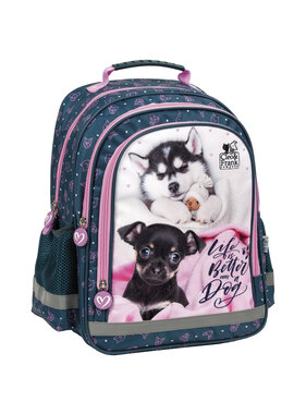 Cleo & Frank Backpack, Puppies 38 x 28 cm Polyester