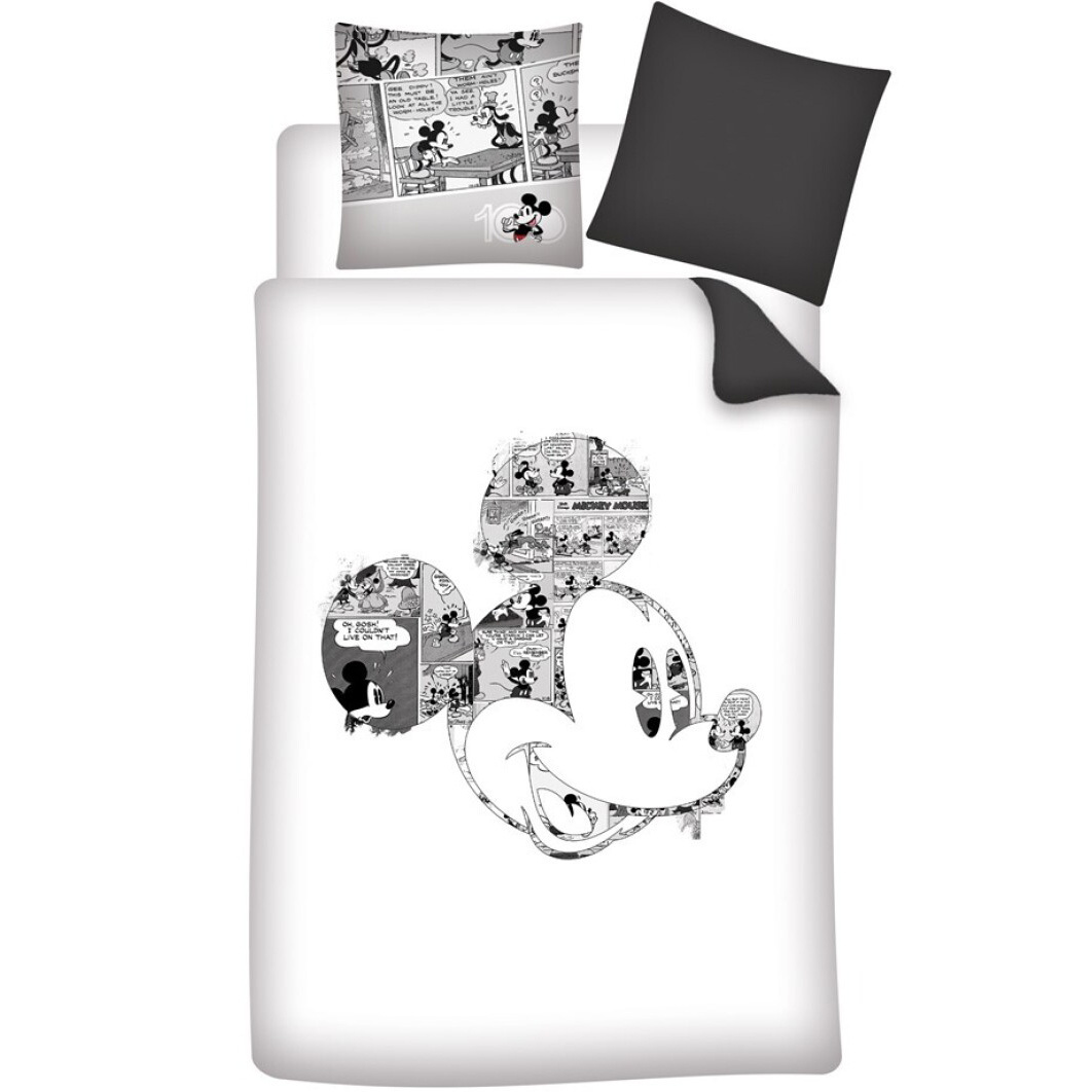 Disney Mickey Mouse Duvet cover, Cartoon - Single - 140 x 200 cm - Cotton