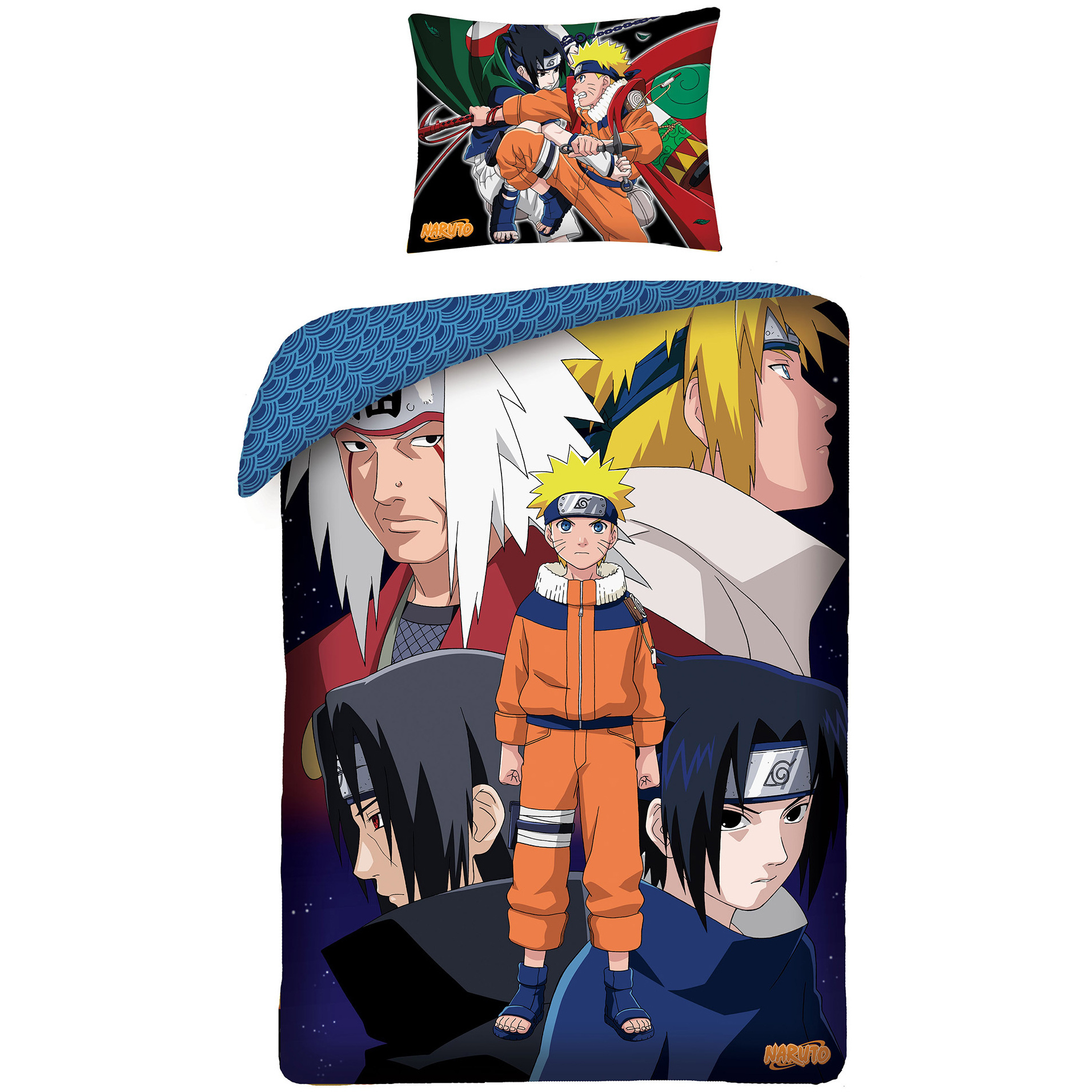 Naruto Duvet cover Konoha - Single - 140 x 200 cm / 70 x 90 cm - Cotton