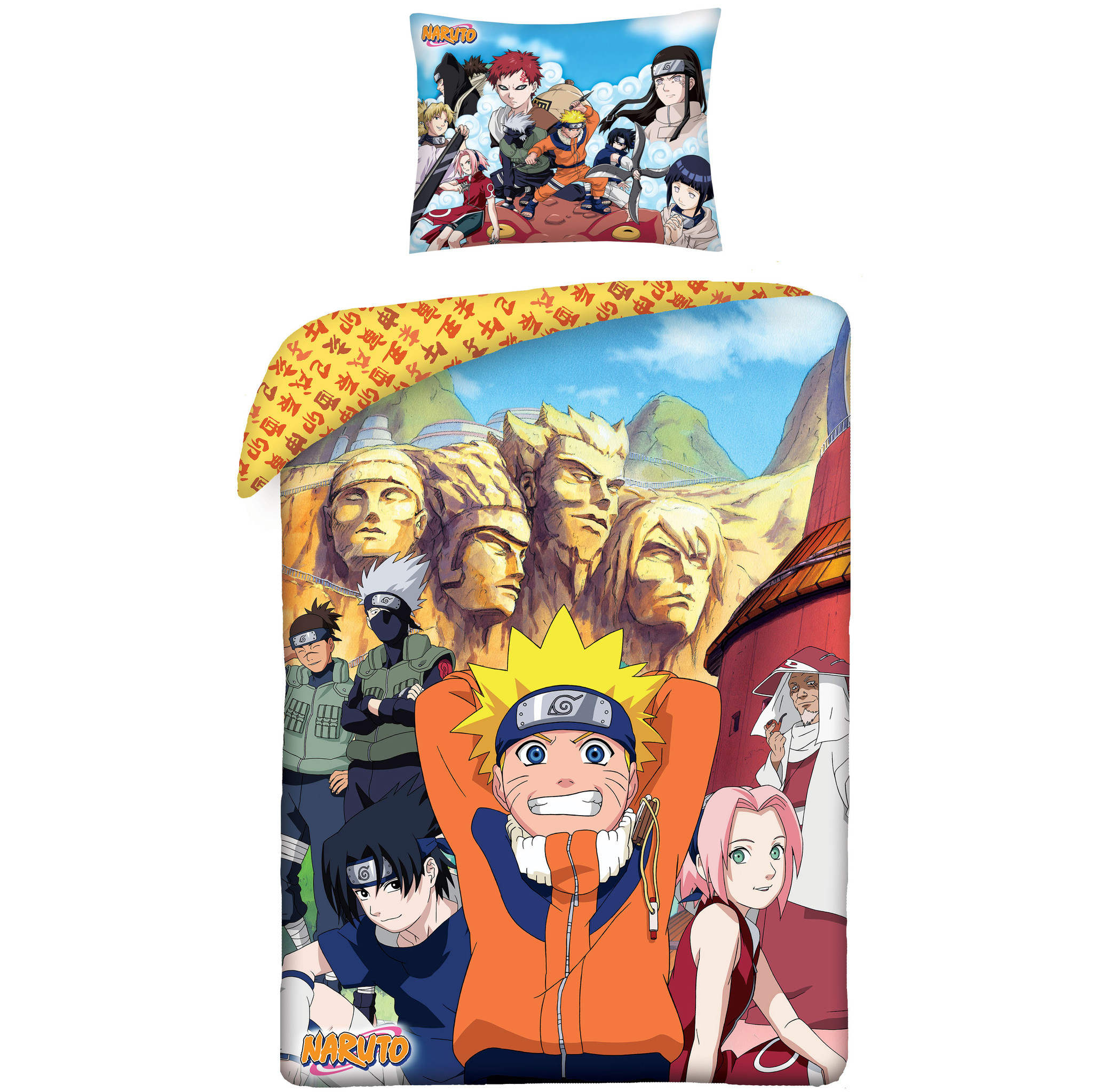 Naruto Naruto Duvet cover Hokage 140 x 200 cm + 70 x 90 cm Cotton