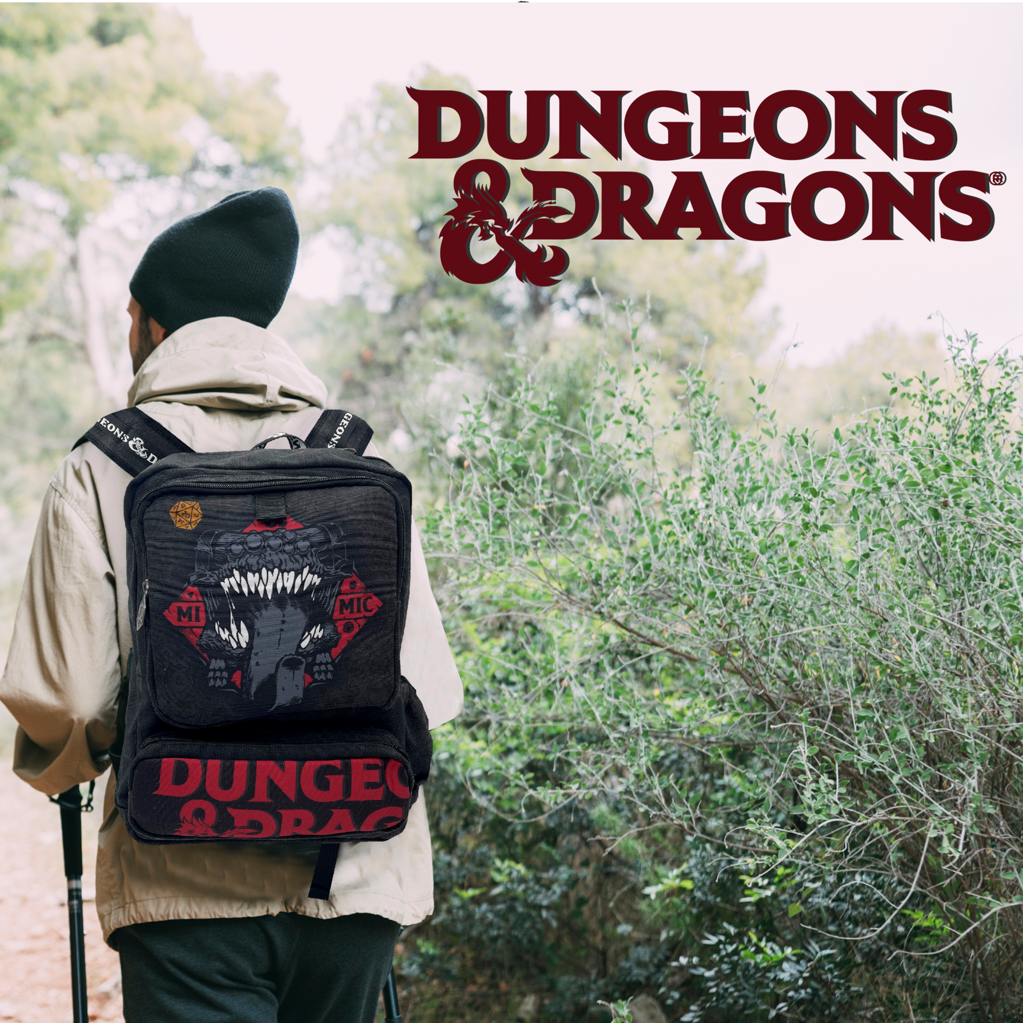 Dungeons & Dragons Backpack, Monsters - 42 x 30 x 11 cm - Cotton / Polyester