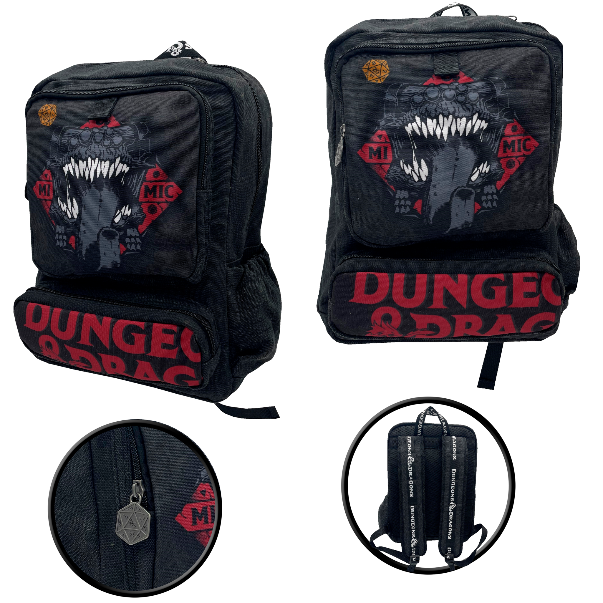 Dungeons & Dragons Backpack, Monsters - 42 x 30 x 11 cm - Cotton / Polyester