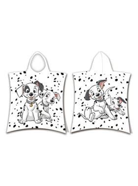 Disney 101 Dalmatiërs Poncho / Bathcape Puppies 50 x 115 Cotton