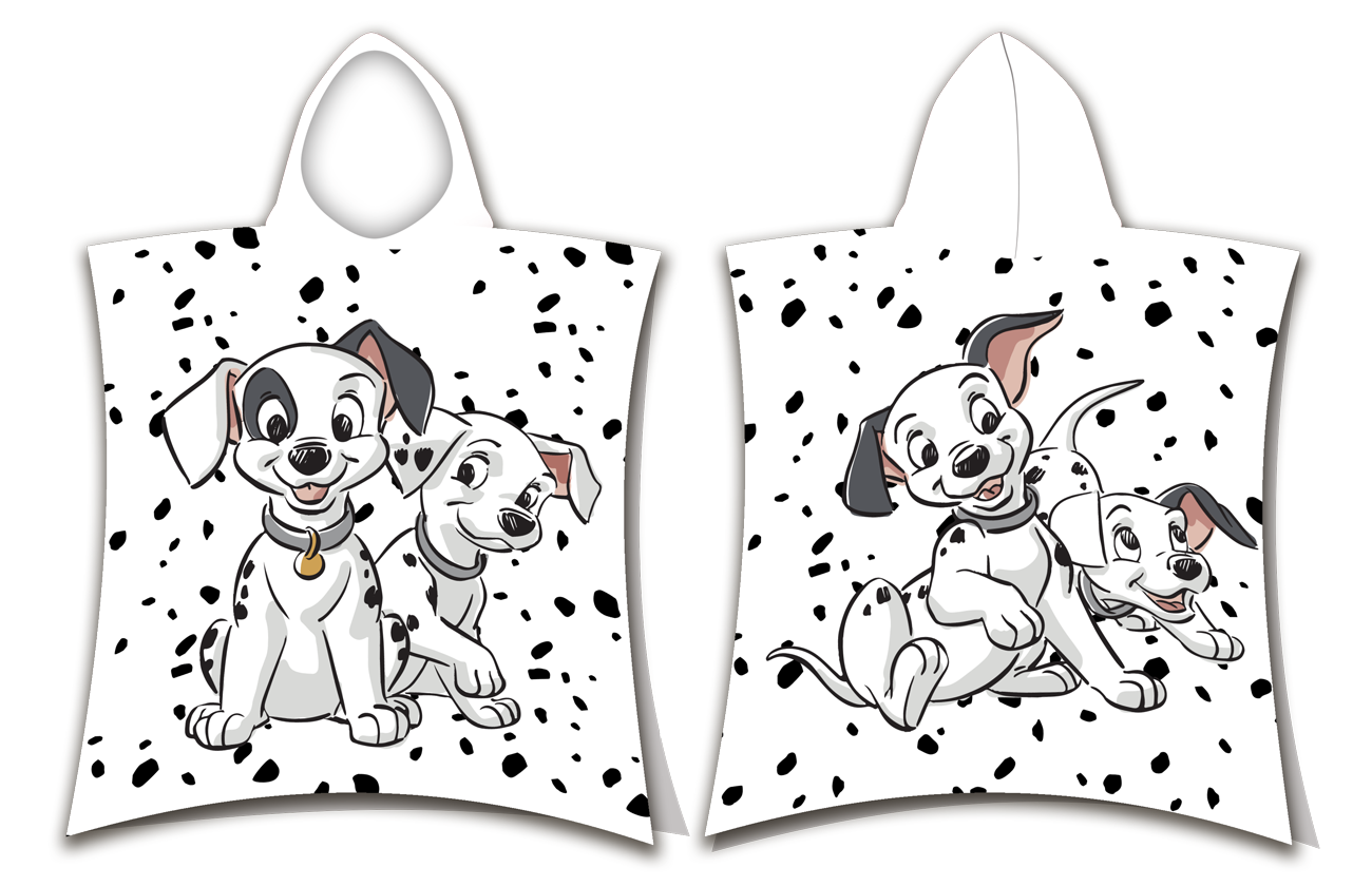 Disney 101 Dalmatiërs Poncho / Bathcape Puppies - 50 x 115 cm - Cotton