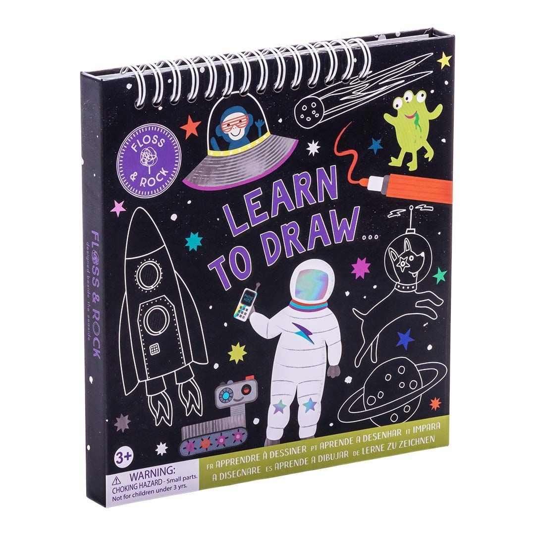 Floss & Rock Drawing Practice Set, Space - 18 x 18.5 x 2 cm - Multi