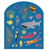 Floss & Rock Stickerboek met herbruikbare stickers, Oceaan - 27,5 x 21,5 x 1 cm - Multi