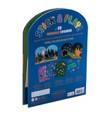 Floss & Rock Stickerboek met herbruikbare stickers, Dino - 27,5 x 21,5 x 1 cm - Multi