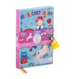 Floss & Rock Diary Rainbow Elf - 15 x 10 x 1.5 cm - with scent, stickers & lock