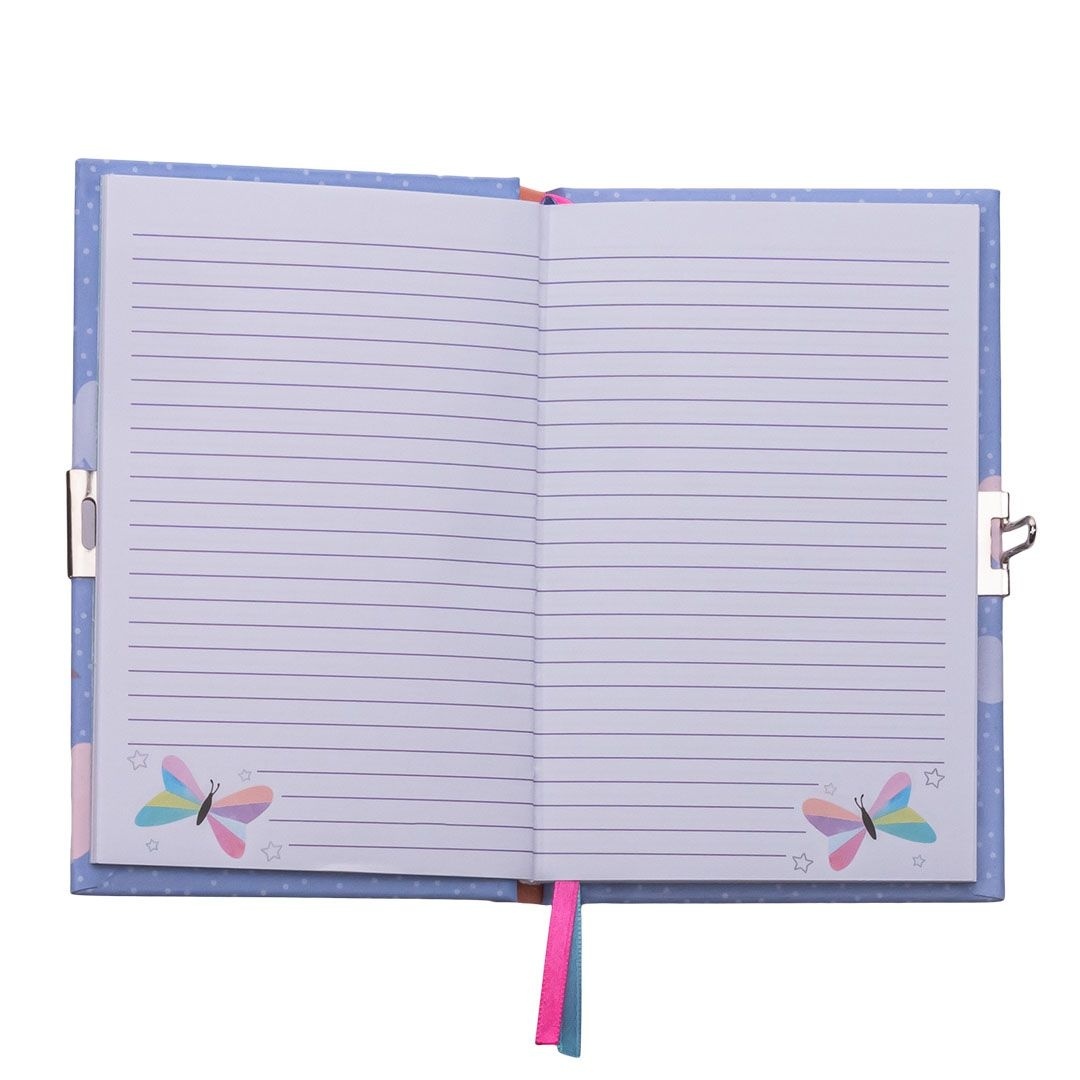 Floss & Rock Diary Fantasy - 15 x 10 x 1.5 cm - with scent, stickers & lock