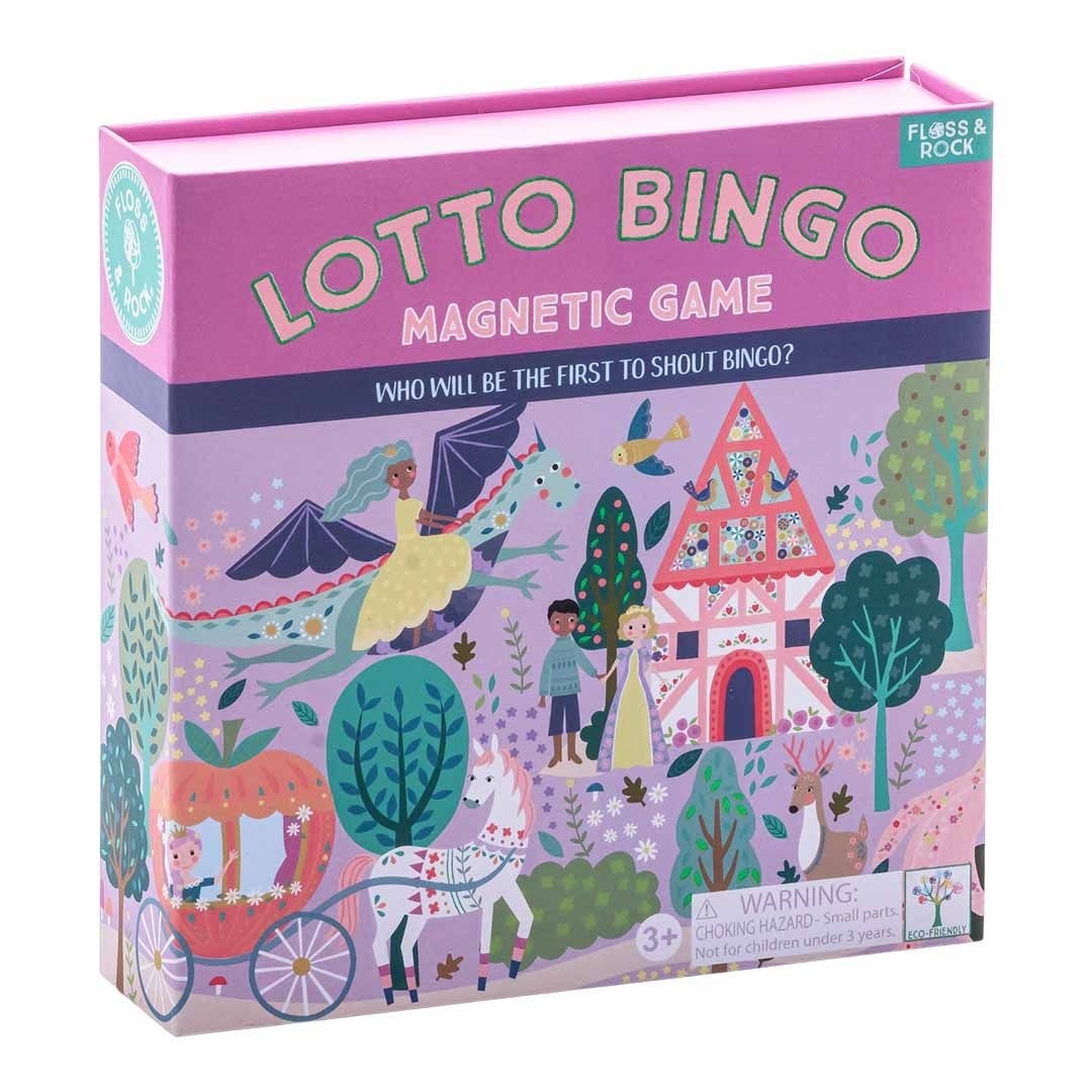 Floss & Rock Lotto / Bingo game, Fairytale - 17 x 17 x 4 cm - Multi