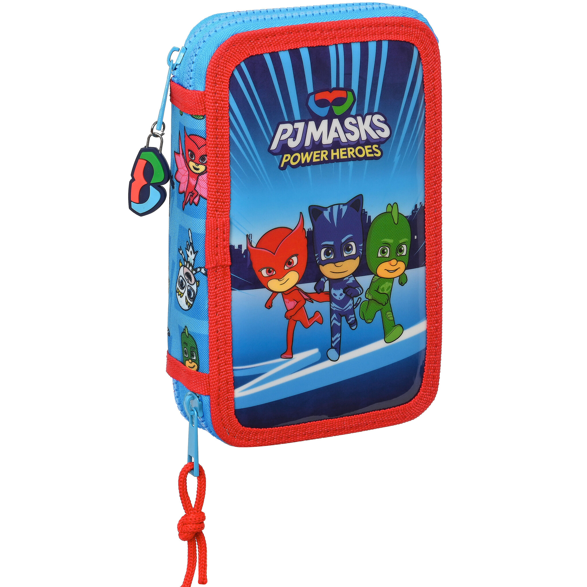 PJ Masks Filled Pouch, Power Heroes - 28 pcs. - 19.5 x 12.5 x 4 cm - Polyester