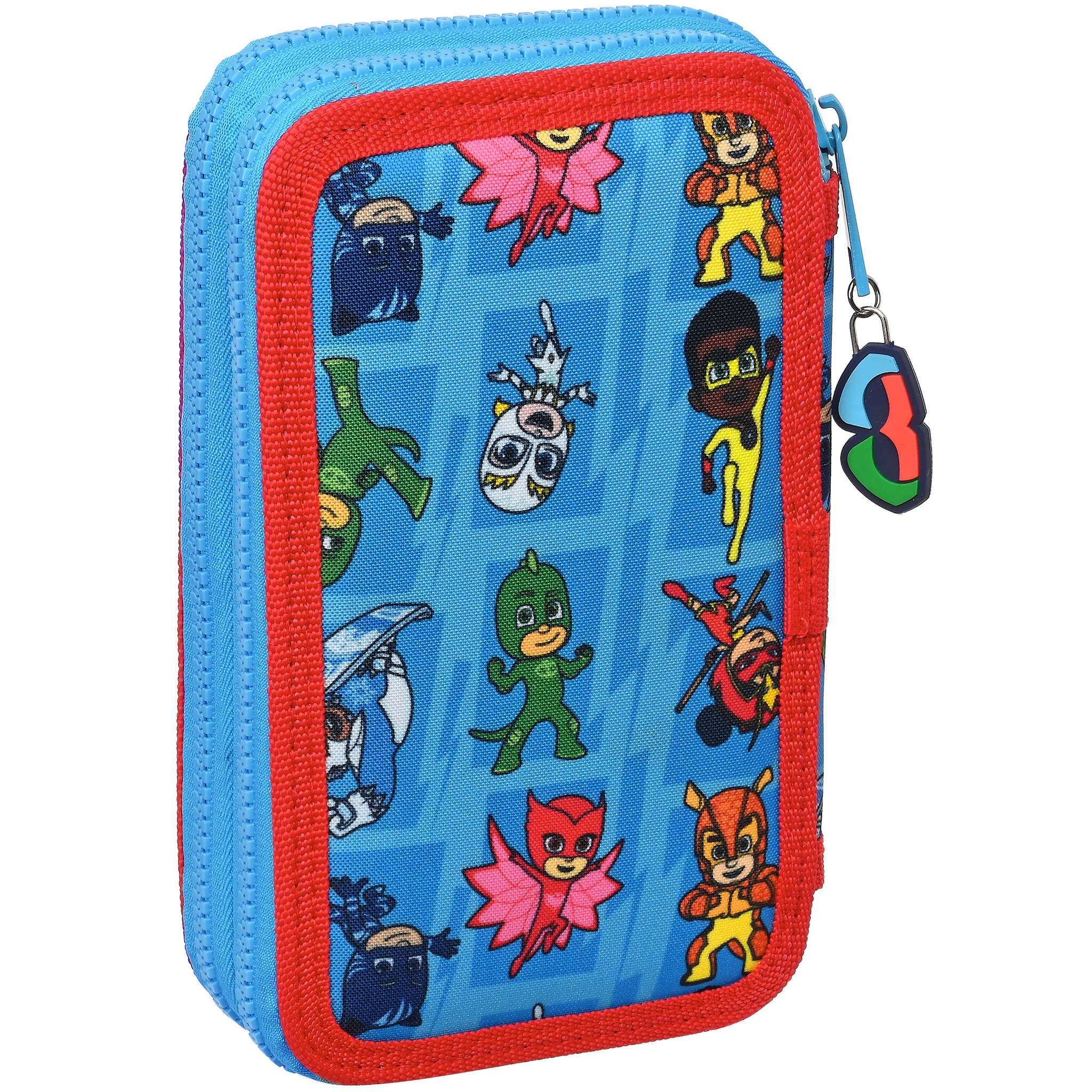 PJ Masks Filled Pouch, Power Heroes - 28 pcs. - 19.5 x 12.5 x 4 cm - Polyester