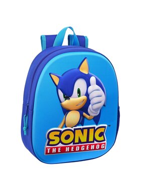 Sonic Backpack 3D Great 33 x 27 cm Polyester