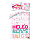 Adopt Me Duvet cover, Hello - Single - 140 x 200 cm - Cotton