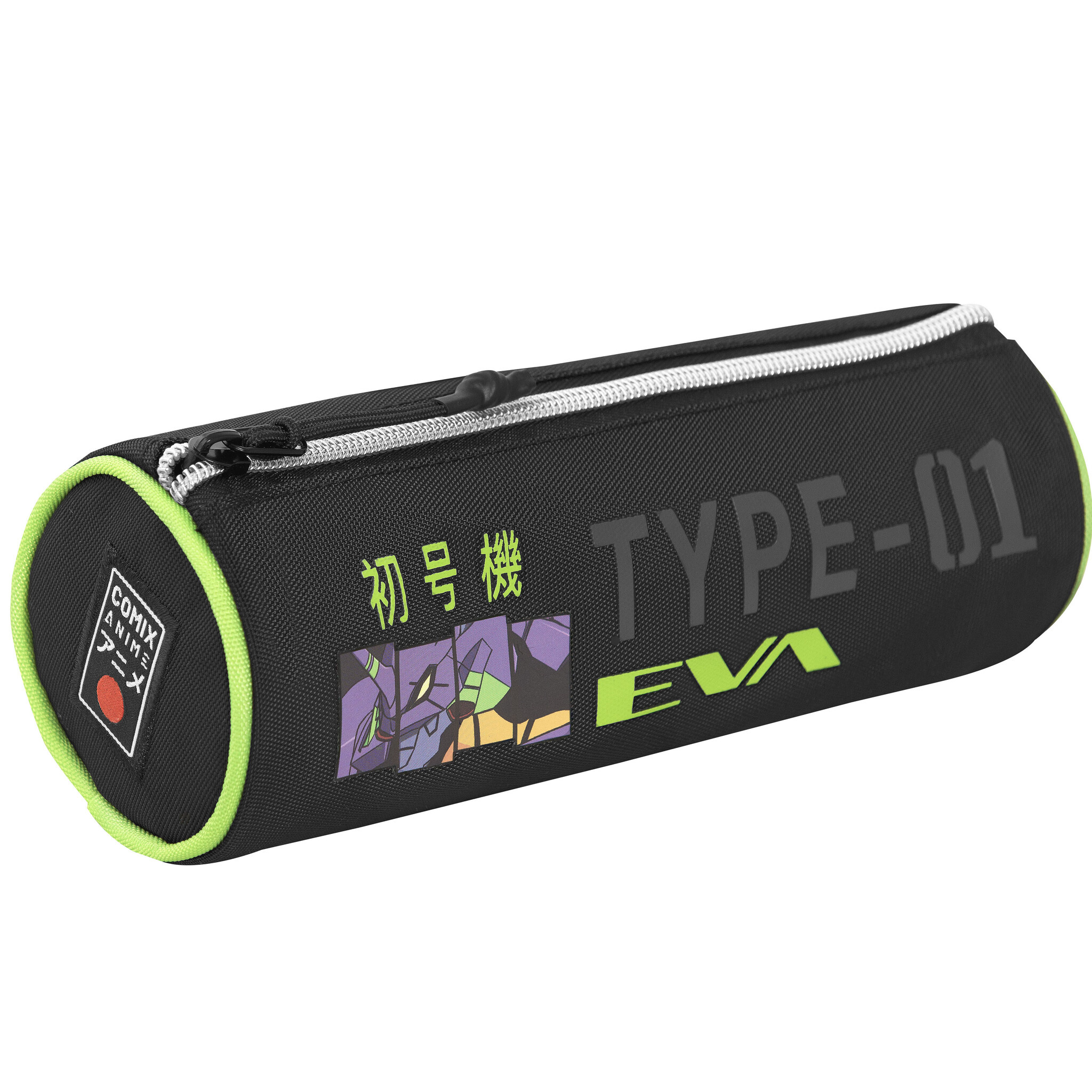 Comix Anime - Evangelion Case Round, Type-01-EVA - 22 x 8 cm - Polyester