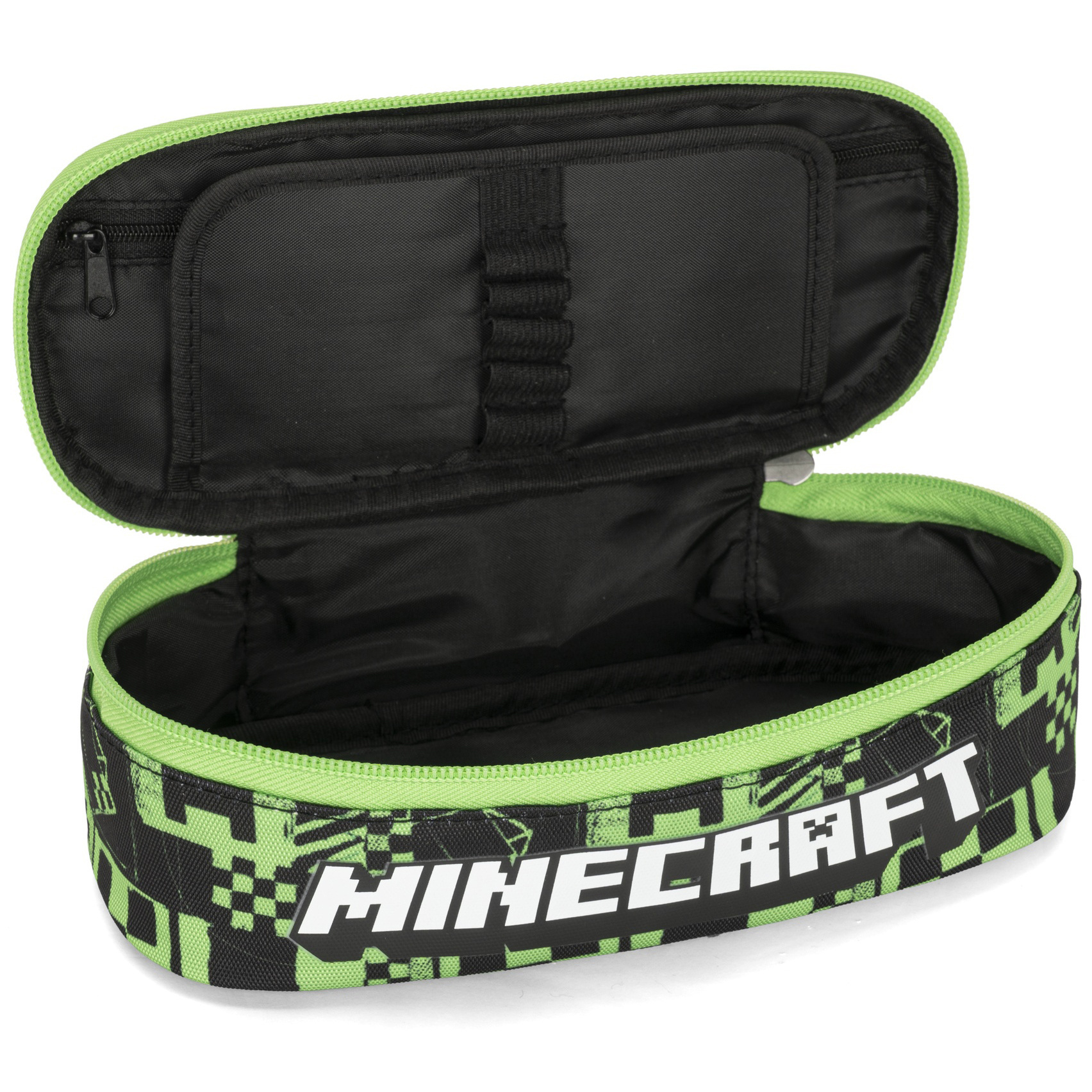 Minecraft Pouch Oval, Build - 22 x 9.5 x 7 cm - Polyester