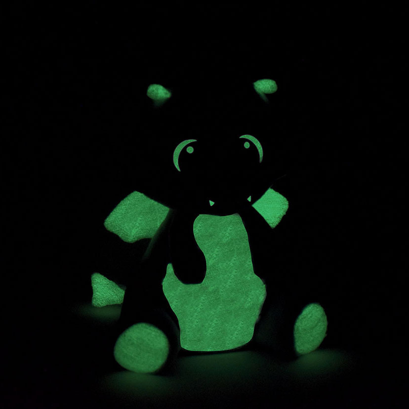 Leon de Draak Soft toy Glow in the Dark - ± 21 cm - Plush